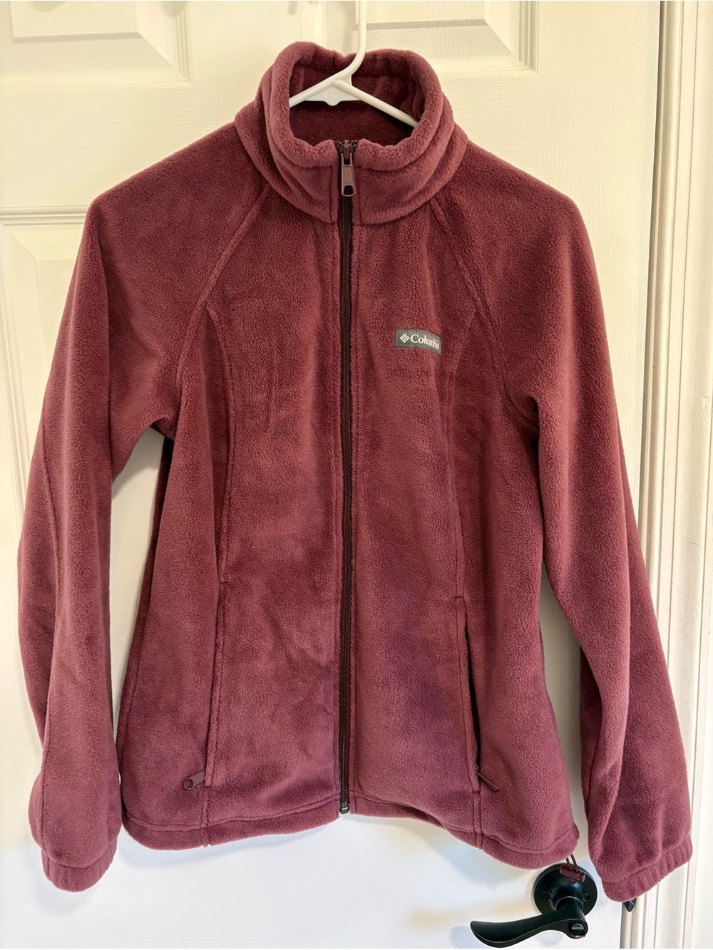 Columbia Women's Full-Zip Teddy Fleece Jacket in Mauve